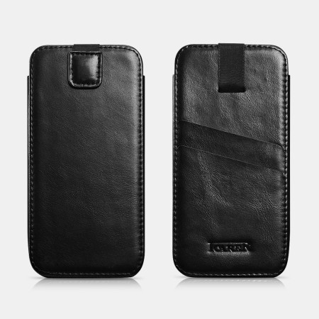 Etui Vintage Straight Leather case Noir iPhone 6 plus/6s plus