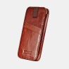 Etui Vintage Straight Leather case Marron iPhone 6 plus/6s plus