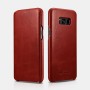 Samsung galaxy S8 Plus Etui Curved Edge Vintage Rouge Etui innovati...