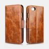 Etui oil wax en cuir détachable 2 en 1 Café iPhone 6 Plus/6s Plus E...