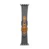 Xoomz Bracelet Apple Watch 42 mm en tissu de luxe Gris Bracelet en ...