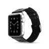 Bracelet en cuir de luxe Noir Pour Apple Watch 42 mm