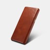 Samsung Note 8 Etui Marron en cuir de luxe série Vintage bords courbés