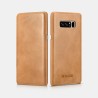 Samsung Note 8 Etui Marron en cuir de luxe série Vintage bords courbés