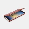 Samsung Note 8 Etui Noir en cuir de luxe série Vintage bords courbés