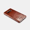 Samsung Note 8 Etui Beige en cuir de luxe série Vintage bords courb...