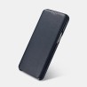 Samsung S8 Plus Etui en cuir véritable Luxury Curved Noir