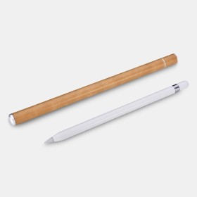 Porte Pencil pour iPad Pro en Aluminium et cuir Marron Etui pour  P...