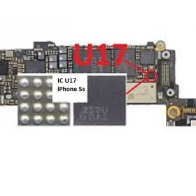 iPhone 5s IC U17 contrôle Flash IC U17 contrôle Flash pour iPhone 5s.