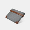 Étui en tissu et cuir pour tablette avec deux boutons taille: iPad ...