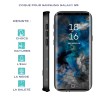 Coque waterproof Blanche Samsung Galaxy S9 Coque Redpepper Waterpro...