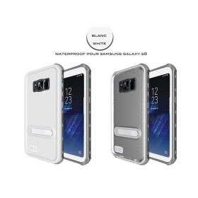 Coque waterproof Pour Samsung Galaxy S8 Blanche