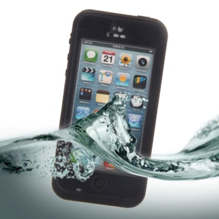 Coque Waterproof pour iphone 5C en Noir