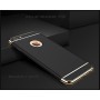Coque Ultra fine 3 en 1 en PC dur Noir Gold iPhone 7/8