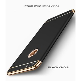 Coque Ultra fine 3 en 1 en PC dur Noir Gold iPhone 6 Plus/6S Plus