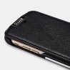 iPhone 6/6S Etui de luxe Metal Warrior Litchi Pattern cuir Noir