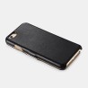 iPhone 6/6S Etui de luxe Card Slot Noir Etui i-carer en cuir vérita...