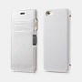 iPhone 6/6S Etui de luxe Card Slot Blanc Etui i-carer en cuir sélec...