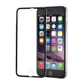 Verre trempé contour en titane Noir haute dureté iPhone 6 Plus/6s Plus