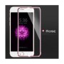 Verre trempé contour en titane Rose haute dureté iPhone 7 Plus/8 Plus