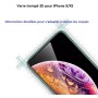 Verre trempé 3D cadre noir haute dureté pour iPhone X et iPhone XS ...