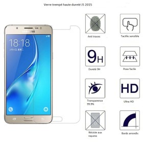 Verre trempé haute dureté pour Samsung Galaxy J5 2015
