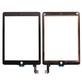 Vitre tactile noire pour iPad Air 2 9,7" A1566-A1567 Vitre tactile ...