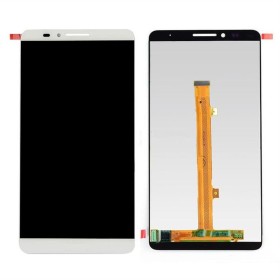 Ecran LCD et vitre tactile assemblés pour Huawei Mate 7 Blanc