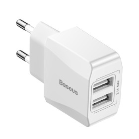 Chargeur Baseus Rapide double port USB 2.1 A