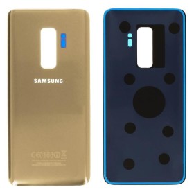 Cache Batterie Vitre arrière pour Samsung Galaxy S9 Plus Gold Cache...