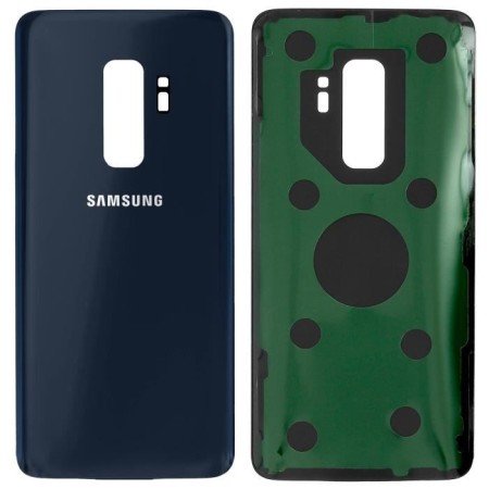 Cache Batterie Vitre arrière pour Samsung Galaxy S9 Plus Bleu