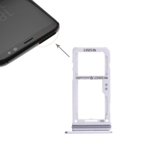 Tiroir de Carte Sim Samsung Galaxy S8 G950F / S8 Plus G955F Gris