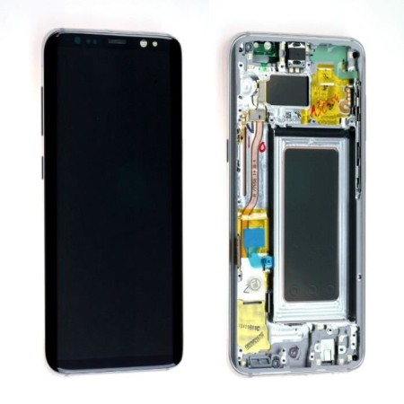 Ecran Complet LCD+Tactile+Châssis pour Samsung Galaxy S8 G950F Silver