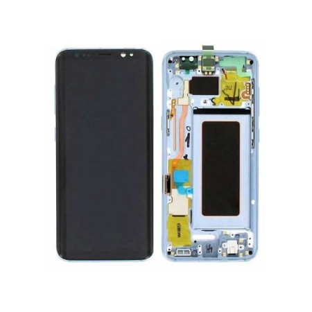 Ecran Complet LCD+Tactile+Châssis pour Samsung Galaxy S8 G950F Bleu