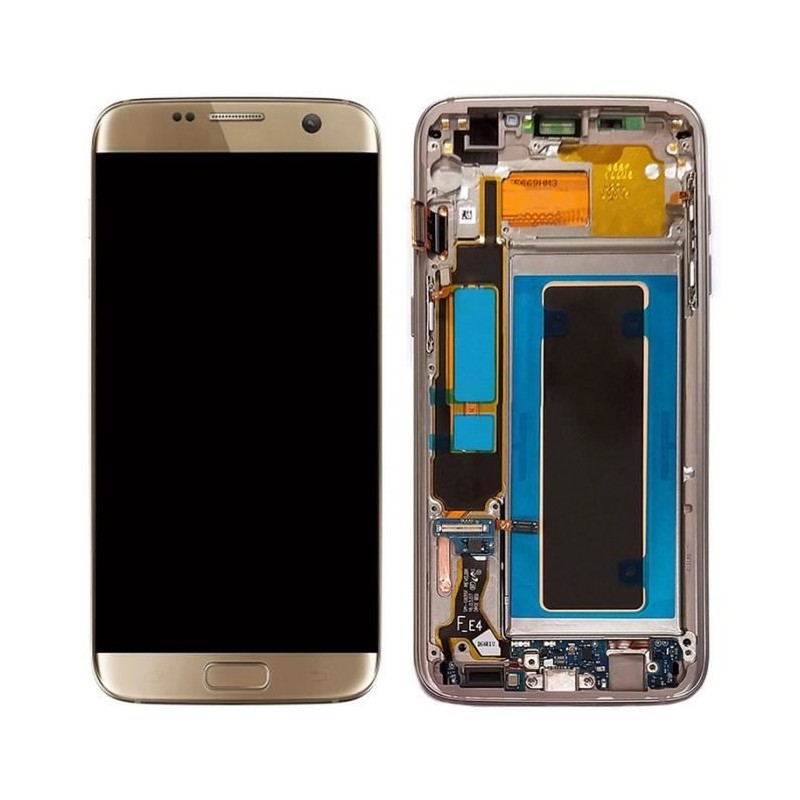 Ecran Complet LCD+Tactile+Châssis pour Samsung Galaxy S7 Edge G935F...