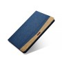Etui Folio pour iPad mini 4 en tissu et cuir série Erudition Bleu E...
