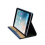 Etui Folio pour iPad mini 4 en tissu et cuir série Erudition Bleu E...