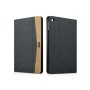 Etui Folio pour iPad mini 4 en tissu et cuir série Erudition Gris
