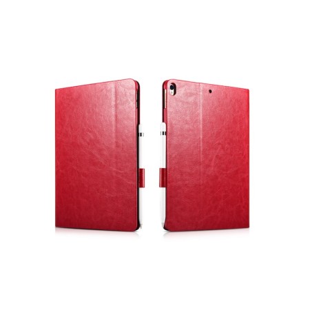 Etui Folio pour iPad Pro 10,5 pouces en cuir série Knight Rouge