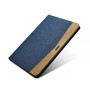 Etui Folio pour iPad Air 2 en tissu et cuir série Erudition Bleu Et...
