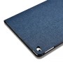 Etui Folio pour iPad Air 2 en tissu et cuir série Erudition Bleu