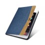 Etui Folio pour iPad Air 2 en tissu et cuir série Erudition Rouge