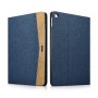 Etui Folio pour iPad Air 2 en tissu et cuir série Erudition Noir