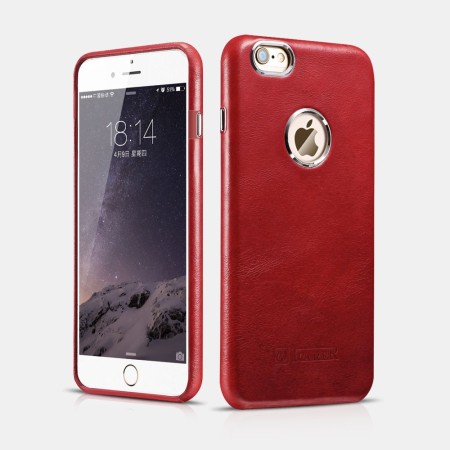Etui ICARER Transformer Vintage Rouge iPhone 6 Plus/6s Plus