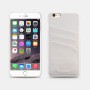Etui ICARER Litchi Pattern Blanc iPhone 6 Plus/6s Plus