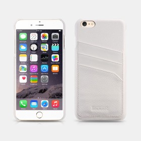 Etui ICARER Litchi Pattern Blanc iPhone 6 Plus/6s Plus Etui i-carer...