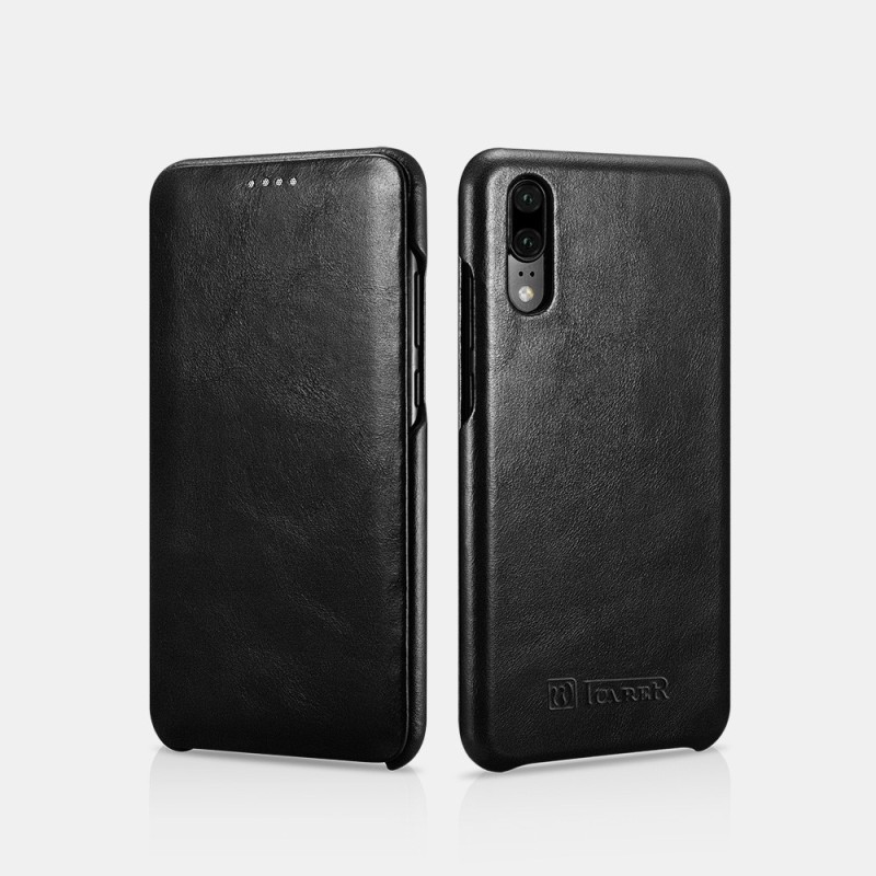 Housse Folio En Cuir Pour Huawei P20 Pro - Porte-cartes Et Fonction Stand, Couleur Rouge, Neuve