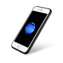iPhone 7 / 8 Coque en Cuir PU épissé Brillant Bleu