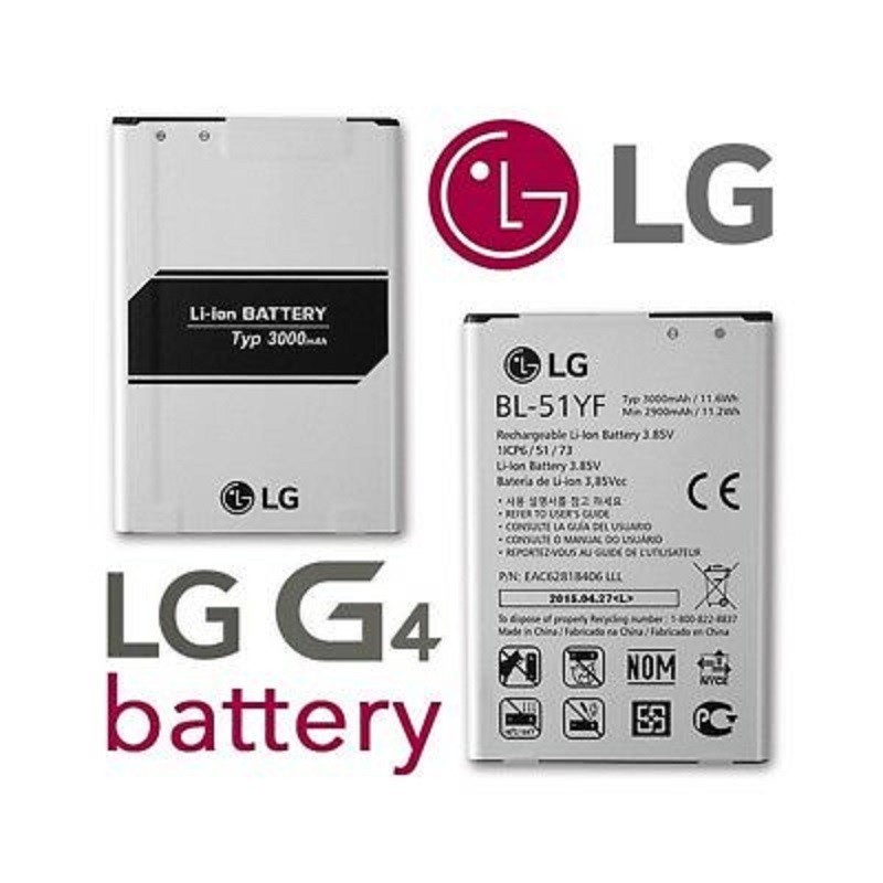Batterie LG BL-51YF 3000 MAH pour Téléphone LG G4 H815