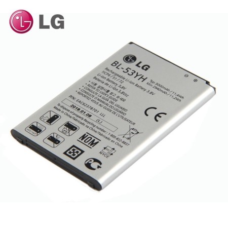 Batterie LG BL-53YH 3000 MAH pour Téléphone LG G3 D855 D850 D830 Ba...